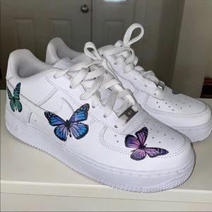 Nike Air Force 1 butterfly by Dripcreationz